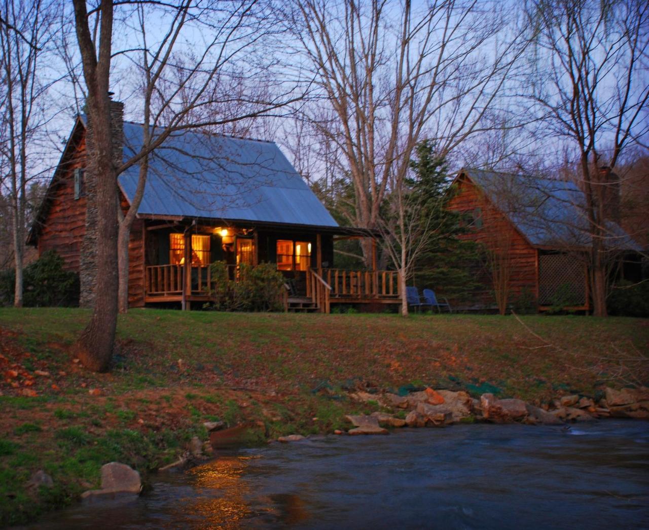 Mountain Springs Cabins Candler Exterior foto