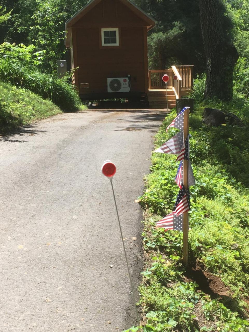 Mountain Springs Cabins Candler Exterior foto